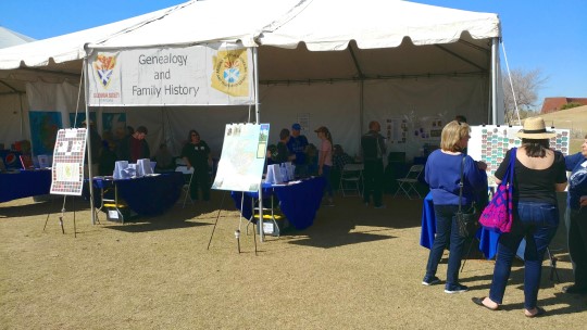 Genealogy tent